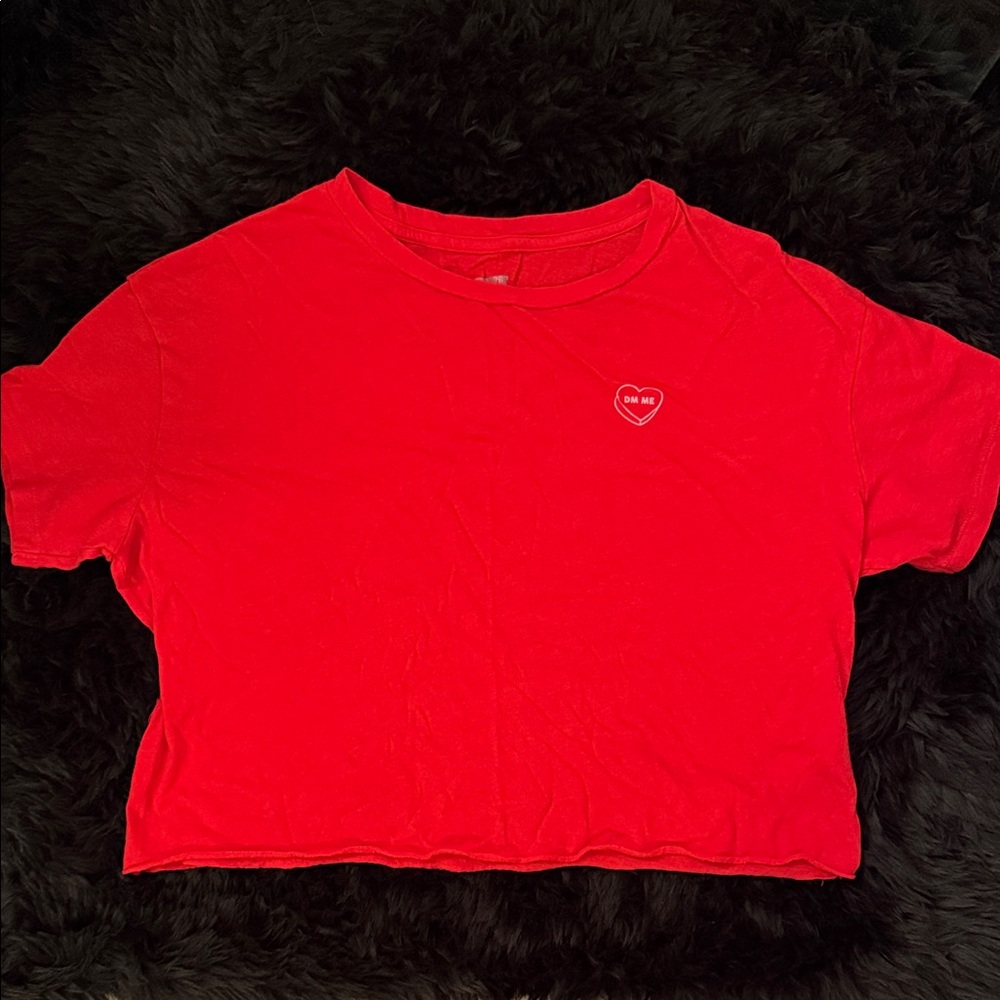 PINK Victoria's Secret Red Crop Top